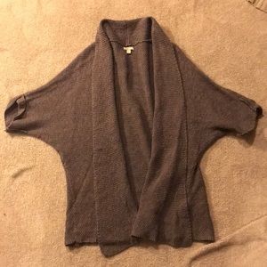 sonoma lifestyle grey heavy knit cardigan